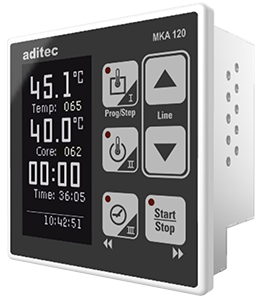 Aditec MKA 120 Elektronik Steuerung für SüMann Backanlagen, Backschränke, Bratofen und Backofen.